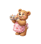 太っちょクマちゃんの日常（個別スタンプ：1）