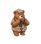 太っちょクマちゃんの日常（個別スタンプ：4）