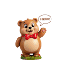 太っちょクマちゃんの日常（個別スタンプ：14）