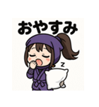 和風くのいちスタンプ、しとやか忍者の日常（個別スタンプ：2）