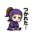 和風くのいちスタンプ、しとやか忍者の日常（個別スタンプ：19）