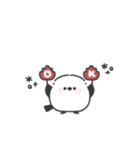 ちびっこシマエナガ◎秋のあいさつ #2（個別スタンプ：3）