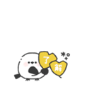 ちびっこシマエナガ◎秋のあいさつ #2（個別スタンプ：4）