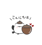 ちびっこシマエナガ◎秋のあいさつ #2（個別スタンプ：29）