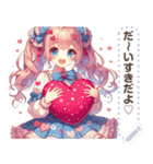 ロリータファッションの女の子13（個別スタンプ：12）