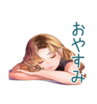 オトナギャルの金曜夜★解放宣言（個別スタンプ：34）