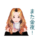 オトナギャルの金曜夜★解放宣言（個別スタンプ：36）