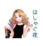 オトナギャルの金曜夜★解放宣言（個別スタンプ：37）