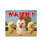 にわとり＆ひよこのおスタンプ6（個別スタンプ：2）