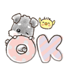 愛犬♡シュナウザー★気づかい【メモ入り】（個別スタンプ：1）