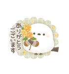 優しい秋の日常＊もちっと！シマエナガさん（個別スタンプ：7）