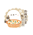 優しい秋の日常＊もちっと！シマエナガさん（個別スタンプ：10）