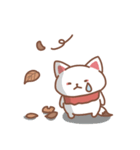 キツネの日々色々4（秋の白狐）（個別スタンプ：18）