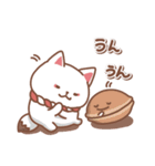 キツネの日々色々4（秋の白狐）（個別スタンプ：24）