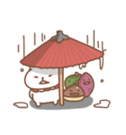 キツネの日々色々4（秋の白狐）（個別スタンプ：30）