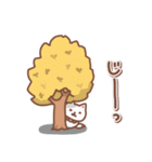 キツネの日々色々4（秋の白狐）（個別スタンプ：33）