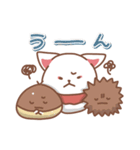 キツネの日々色々4（秋の白狐）（個別スタンプ：34）