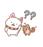 キツネの日々色々4（秋の白狐）（個別スタンプ：36）