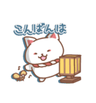 キツネの日々色々4（秋の白狐）（個別スタンプ：39）