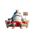 爆笑ボクシングサメは毎日パンチ中,（個別スタンプ：5）