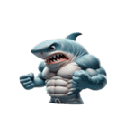 爆笑ボクシングサメは毎日パンチ中,（個別スタンプ：10）