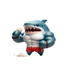 爆笑ボクシングサメは毎日パンチ中,（個別スタンプ：26）