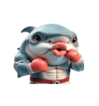 爆笑ボクシングサメは毎日パンチ中,（個別スタンプ：29）