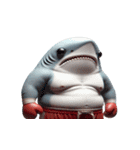 爆笑ボクシングサメは毎日パンチ中,（個別スタンプ：30）