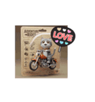 【動く】バイクが好き❤️ねこ（個別スタンプ：7）