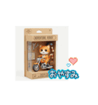 【動く】バイクが好き❤️ねこ（個別スタンプ：16）