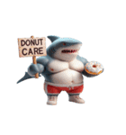 暴れん坊サメボクサーの爆笑コレクション（個別スタンプ：22）