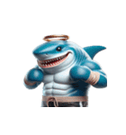 暴れん坊サメボクサーの爆笑コレクション（個別スタンプ：23）