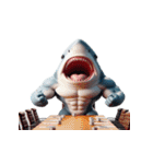 暴れん坊サメボクサーの爆笑コレクション（個別スタンプ：26）