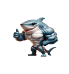 暴れん坊サメボクサーの爆笑コレクション（個別スタンプ：29）