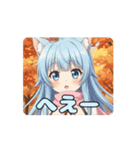 ピンクマフラーありさアニメーション（個別スタンプ：12）