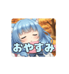 ピンクマフラーありさアニメーション（個別スタンプ：16）