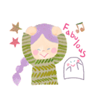 オバケちゃんと女の子の毎日（英語）（個別スタンプ：25）