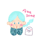 オバケちゃんと女の子の毎日（英語）（個別スタンプ：30）