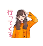 ガーリー女子の週末ご褒美タイム♡（個別スタンプ：11）