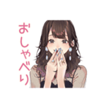ガーリー女子の週末ご褒美タイム♡（個別スタンプ：30）