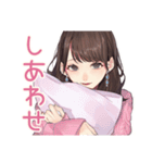 ガーリー女子の週末ご褒美タイム♡（個別スタンプ：38）