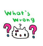 (nenerin日常会話スタンプ502英語気遣い)（個別スタンプ：31）