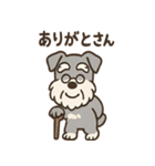 まったりおじいちゃんシュナ（個別スタンプ：3）
