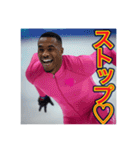 ※氷上のスピードスケート王子♡（個別スタンプ：11）