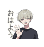 金髪男子の日常★毎日使える（個別スタンプ：2）