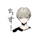 金髪男子の日常★毎日使える（個別スタンプ：35）