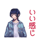 サブカルガール★古着コーデ（個別スタンプ：38）