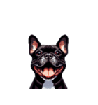 言葉なしリアクションで伝える フレブル 黒（個別スタンプ：14）