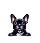 言葉なしリアクションで伝える フレブル 黒（個別スタンプ：26）