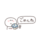 秋のあいさつ◎ちびっこにこりん #3（個別スタンプ：35）